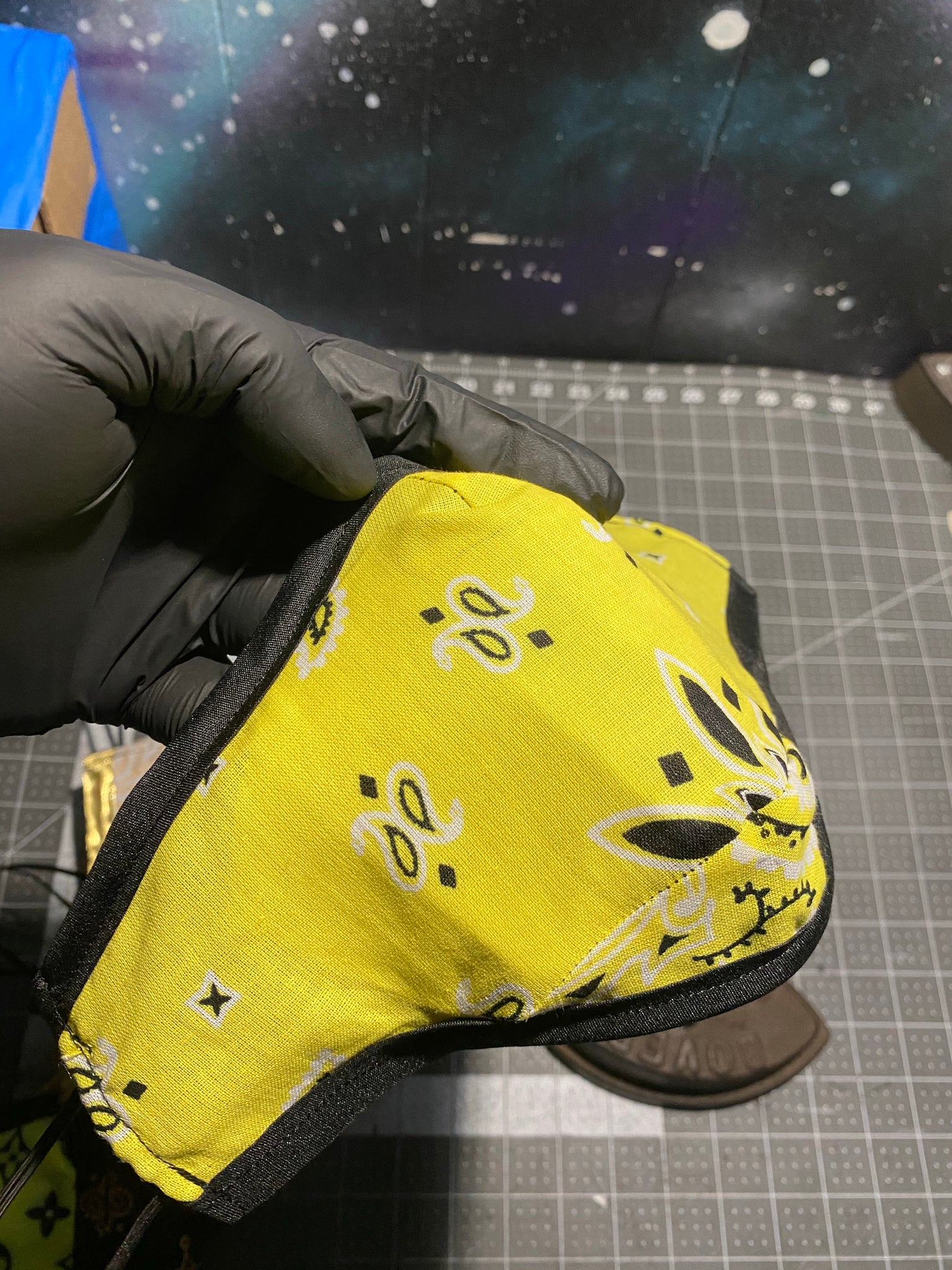 Yellow Bandana Mask