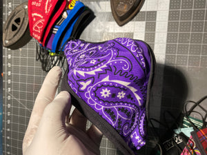 Purple Bandana Mask